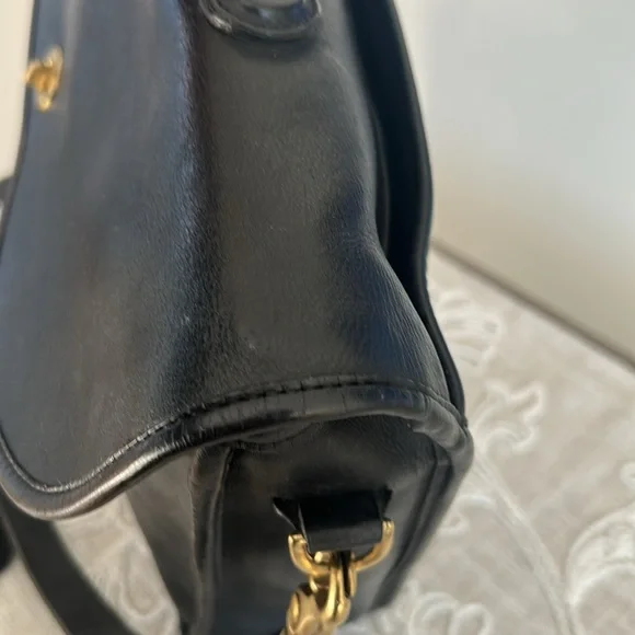 Coach Vintage Authenticated Lexington Black Leather/Shoulder/Briefcase Bag - Picture 9 of 17